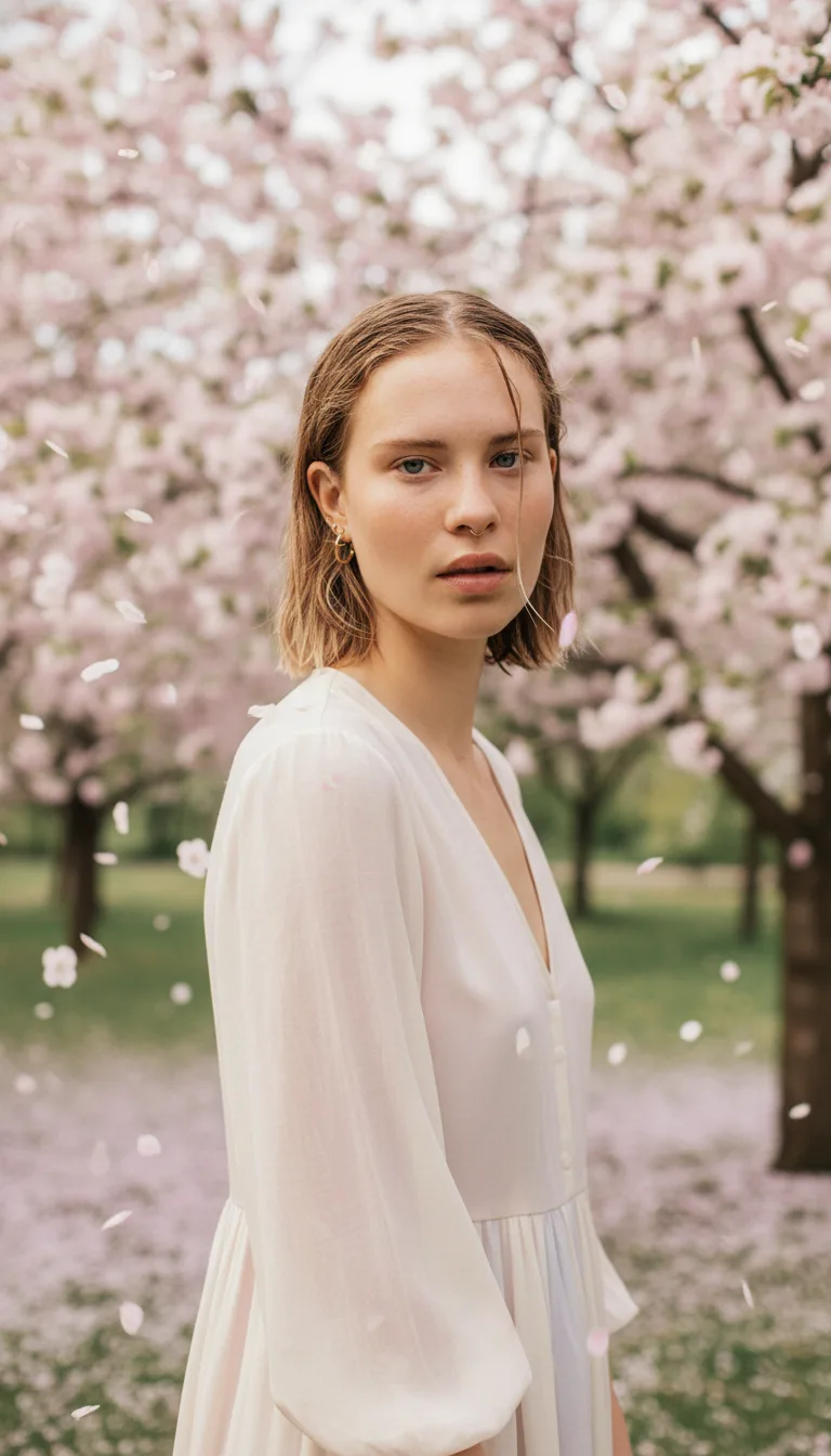 Весенний сад в цвету — AI-портрет VizGPT